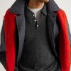 Novelty Wool Polo Shirt - E1 Novelty Wool Polo Shirt - E1