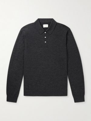 Novelty Wool Polo Shirt