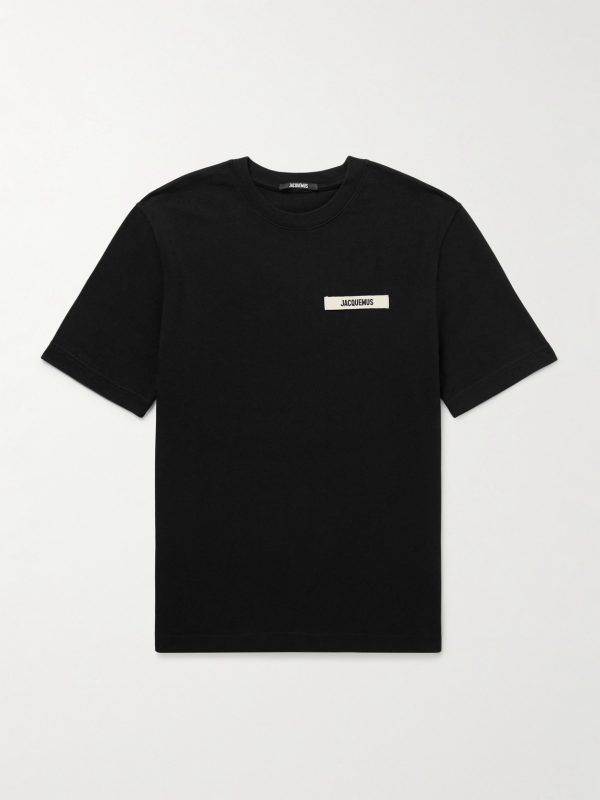 Logo-Appliquéd Cotton-Jersey T-Shirt