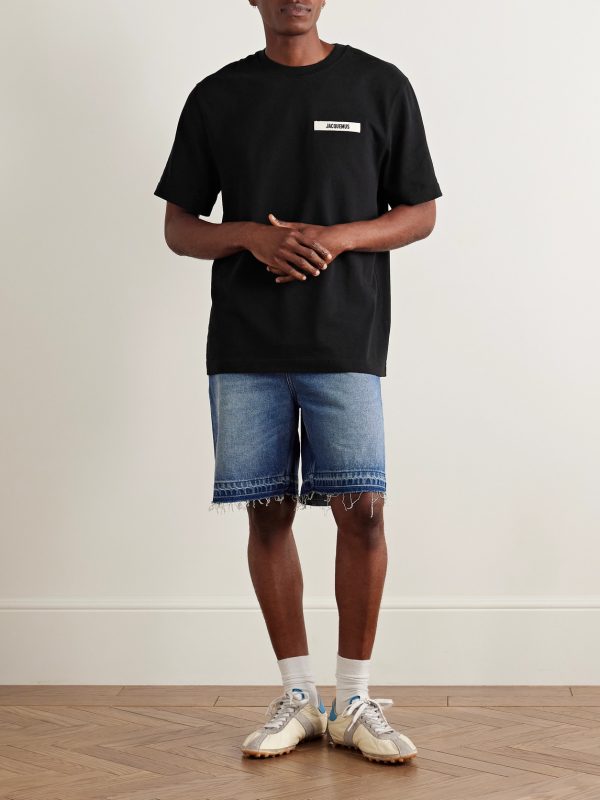 Logo-Appliquéd Cotton-Jersey T-Shirt - OU