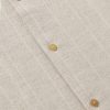 Fonccio Camp-Collar Cotton and Linen-Blend Shirt - CU Fonccio Camp-Collar Cotton and Linen-Blend Shirt - CU