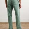 Le De-Nîmes Droit Straight-Leg Jeans - BK