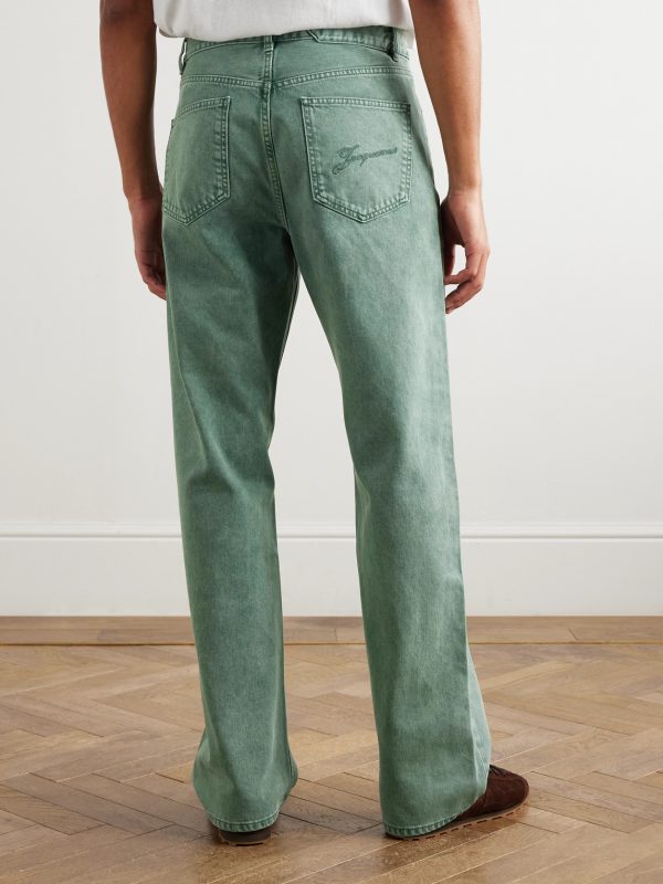 Le De-Nîmes Droit Straight-Leg Jeans - BK