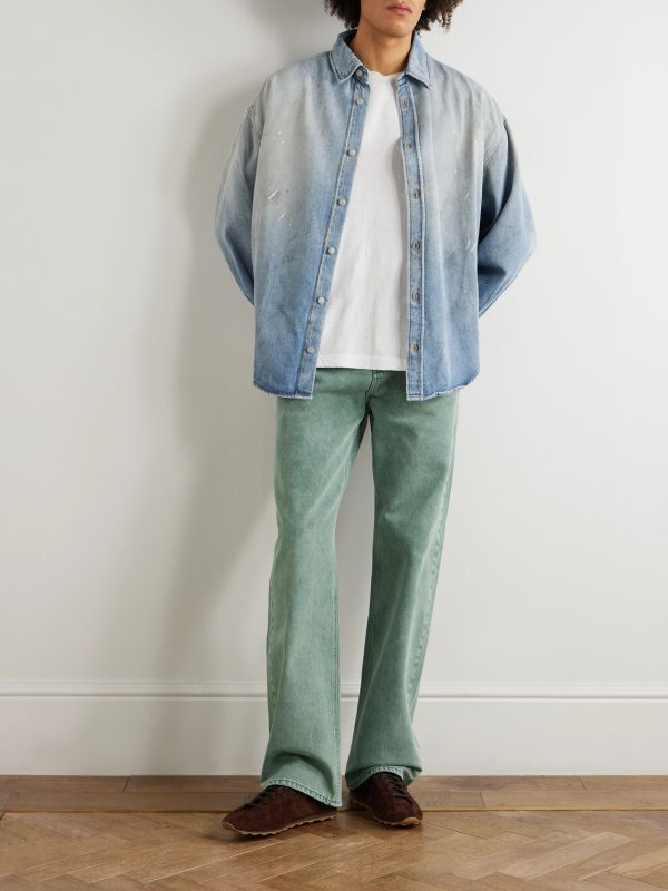 Le De-Nîmes Droit Straight-Leg Jeans - OU