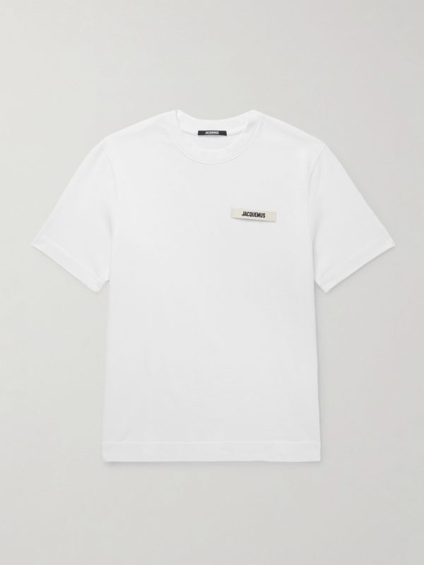 Logo-Appliquéd Cotton-Jersey T-Shirt