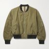 Reversible Organic Cotton-Canvas Bomber Jacket Reversible Organic Cotton-Canvas Bomber Jacket