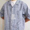 Greetings Camp-Collar Patchwork Checked Organic Cotton Shirt - CU Greetings Camp-Collar Patchwork Checked Organic Cotton Shirt - CU
