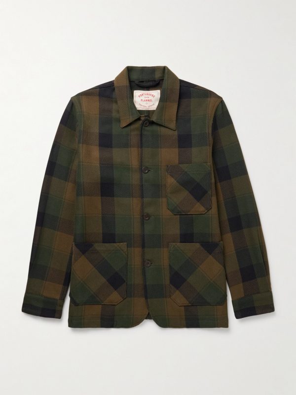Labura Checked Organic Cotton-Twill Overshirt Labura Checked Organic Cotton-Twill Overshirt