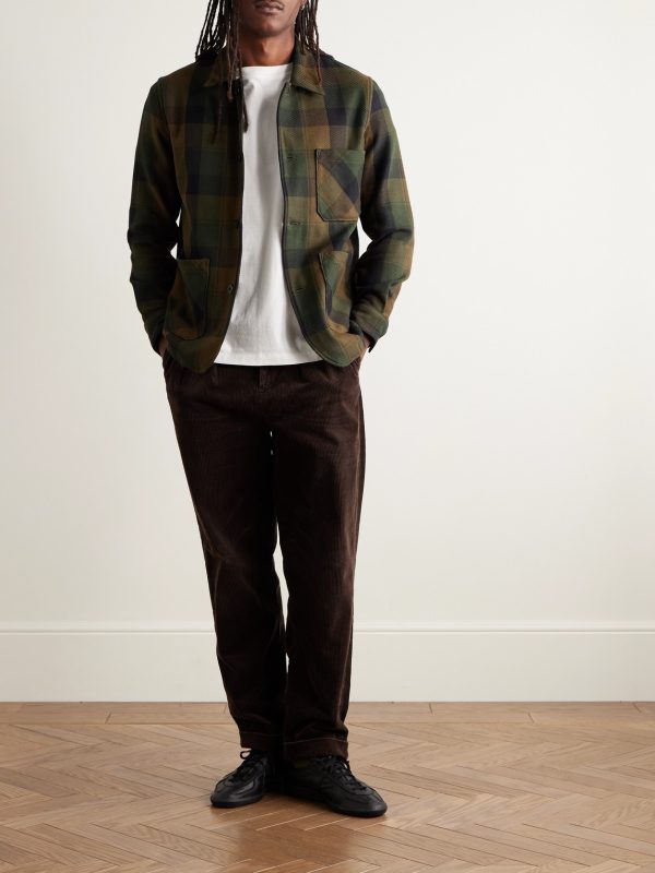 Labura Checked Organic Cotton-Twill Overshirt - OU Labura Checked Organic Cotton-Twill Overshirt - OU