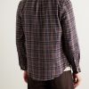 Teca Checked Organic Cotton-Flannel Shirt - BK Teca Checked Organic Cotton-Flannel Shirt - BK