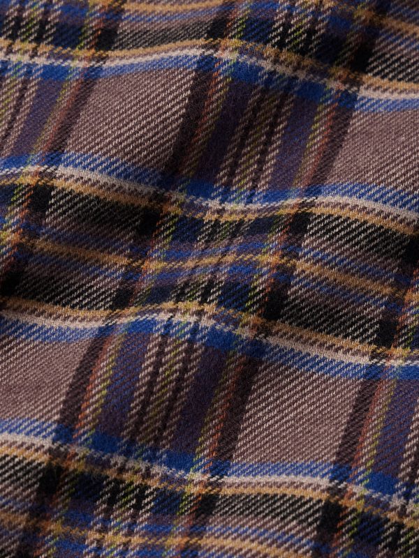Teca Checked Organic Cotton-Flannel Shirt - CU Teca Checked Organic Cotton-Flannel Shirt - CU
