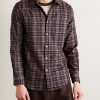 Teca Checked Organic Cotton-Flannel Shirt - FR Teca Checked Organic Cotton-Flannel Shirt - FR