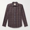 Teca Checked Organic Cotton-Flannel Shirt Teca Checked Organic Cotton-Flannel Shirt