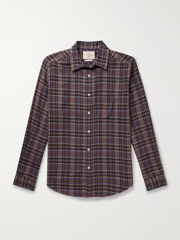 Teca Checked Organic Cotton-Flannel Shirt Teca Checked Organic Cotton-Flannel Shirt