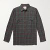Parker Checked Cotton-Flannel Shirt