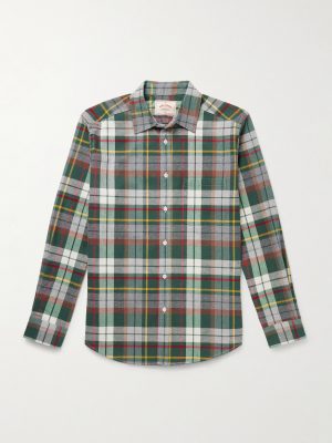 Teca Checked Organic Cotton-Flannel Shirt
