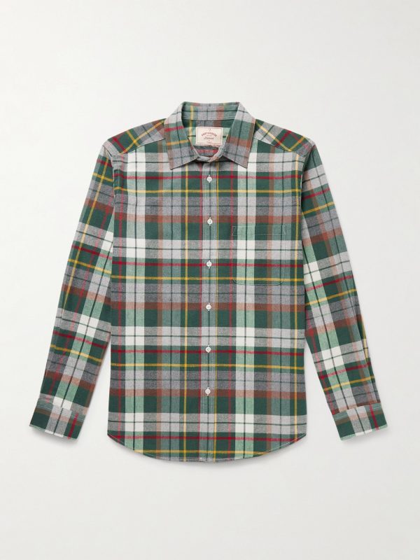 Teca Checked Organic Cotton-Flannel Shirt