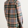 Log Checked Organic Cotton-Flannel Shirt - BK Log Checked Organic Cotton-Flannel Shirt - BK