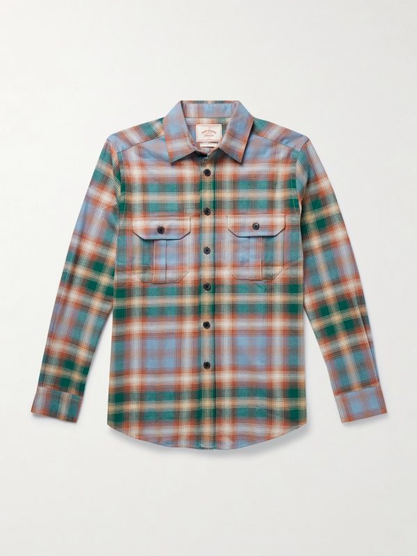Log Checked Organic Cotton-Flannel Shirt Log Checked Organic Cotton-Flannel Shirt