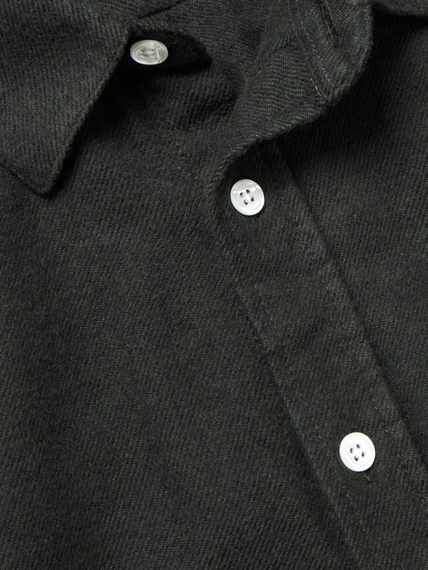 Fall Leaves Embroidered Cotton-Flannel Shirt - CU Fall Leaves Embroidered Cotton-Flannel Shirt - CU