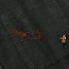 Fall Leaves Embroidered Cotton-Flannel Shirt - E1 Fall Leaves Embroidered Cotton-Flannel Shirt - E1