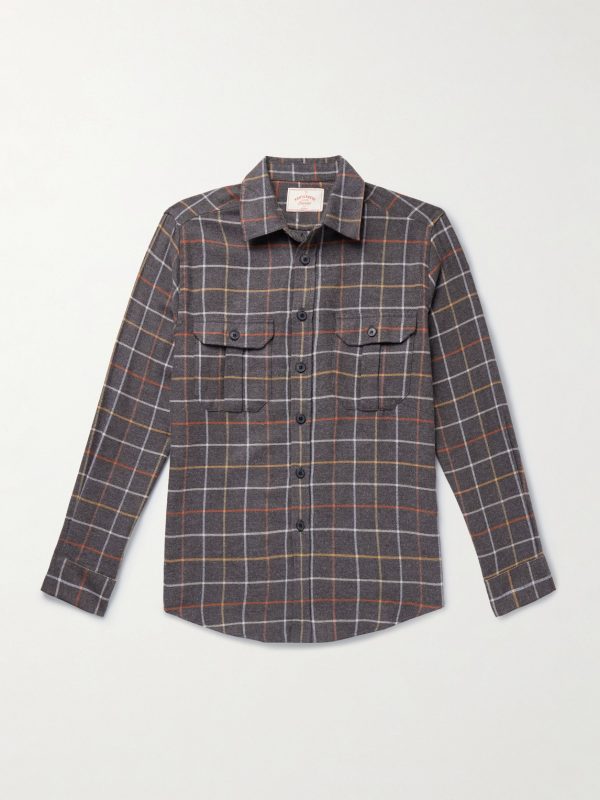 Log Checked Organic Cotton-Flannel Shirt Log Checked Organic Cotton-Flannel Shirt