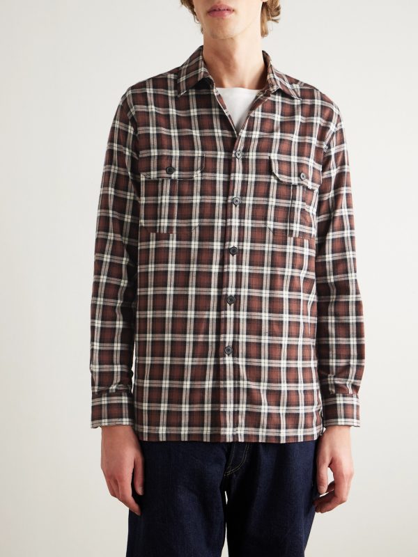 Parker Checked Cotton-Flannel Shirt - FR