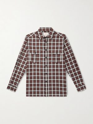 Parker Checked Cotton-Flannel Shirt Parker Checked Cotton-Flannel Shirt
