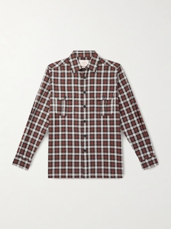 Parker Checked Cotton-Flannel Shirt