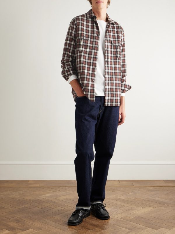 Parker Checked Cotton-Flannel Shirt - OU