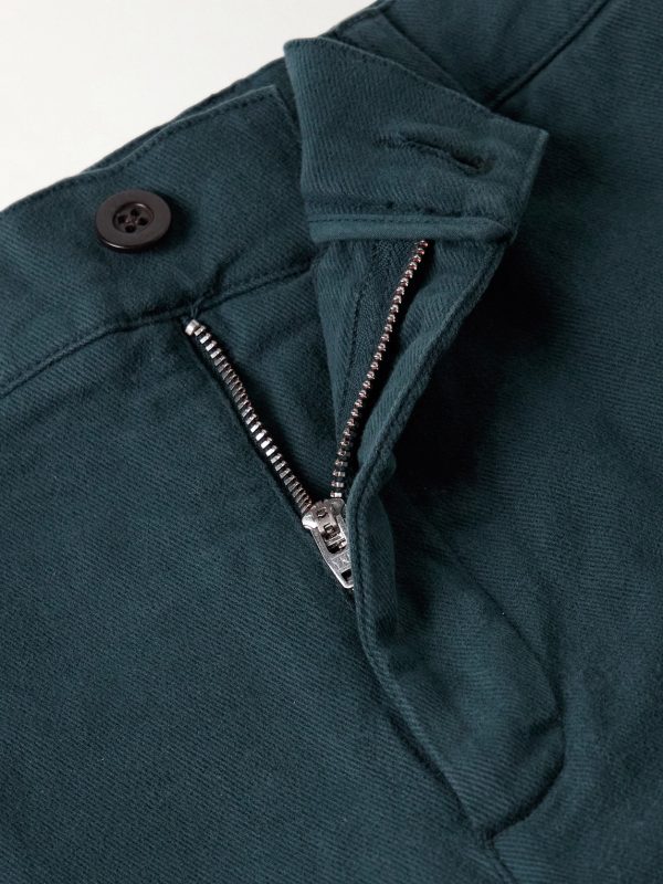 Labura Straight-Leg Organic Cotton-Blend Twill Trousers - E1 Labura Straight-Leg Organic Cotton-Blend Twill Trousers - E1