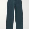 Labura Straight-Leg Organic Cotton-Blend Twill Trousers Labura Straight-Leg Organic Cotton-Blend Twill Trousers