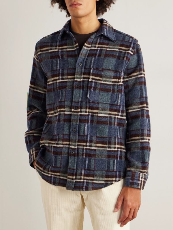 Virgo II Checked Merino Wool Overshirt - FR Virgo II Checked Merino Wool Overshirt - FR