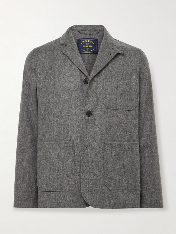 Unstructured Wool Suit Jacket Unstructured Wool Suit Jacket