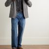 Unstructured Wool Suit Jacket - OU Unstructured Wool Suit Jacket - OU