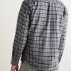 Vouga Button-Down Collar Checked Organic Cotton-Flannel Shirt - BK Vouga Button-Down Collar Checked Organic Cotton-Flannel Shirt - BK