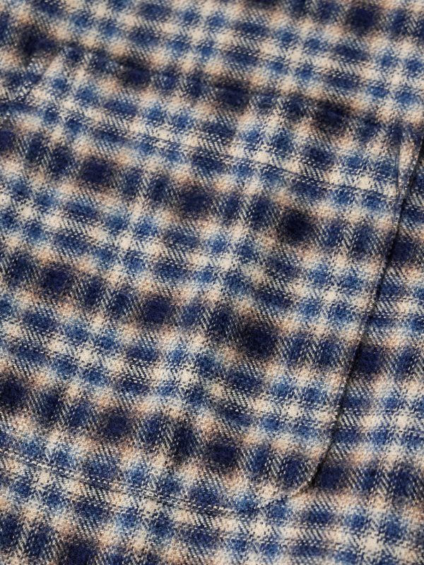 Vouga Button-Down Collar Checked Organic Cotton-Flannel Shirt - CU Vouga Button-Down Collar Checked Organic Cotton-Flannel Shirt - CU