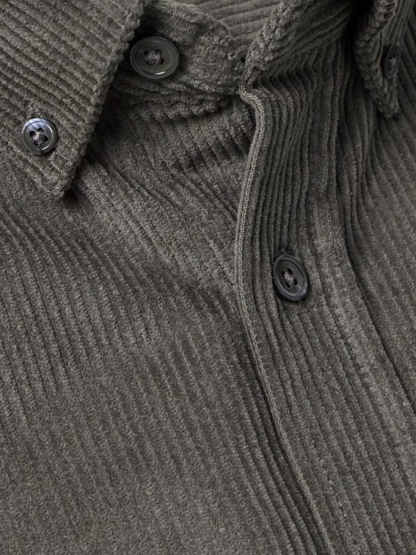 Lobo 2.0 Button-Down Collar Cotton-Corduroy Shirt - CU