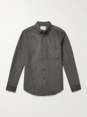 Lobo 2.0 Button-Down Collar Cotton-Corduroy Shirt