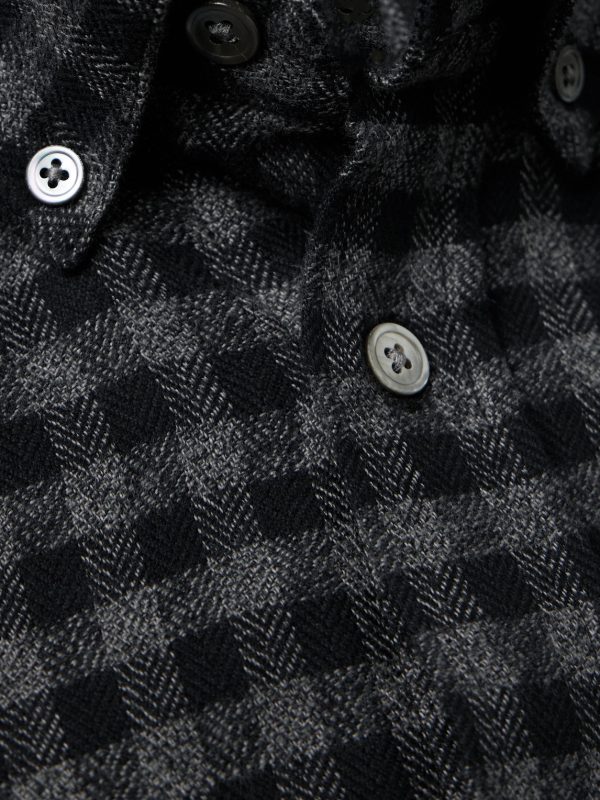 Roca Button-Down Collar Checked Cotton-Flannel Shirt - CU Roca Button-Down Collar Checked Cotton-Flannel Shirt - CU