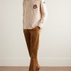 Embroidered Organic Cotton-Flannel Shirt - OU Embroidered Organic Cotton-Flannel Shirt - OU