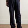 Pleated Wool Trousers - BK