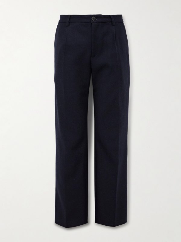 Pleated Wool Trousers