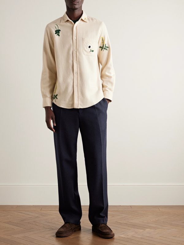 Pleated Wool Trousers - OU