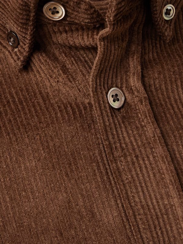 Lobo 2.0 Button-Down Collar Cotton-Corduroy Shirt - CU