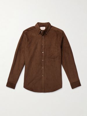 Lobo 2.0 Button-Down Collar Cotton-Corduroy Shirt