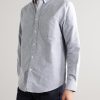 Button-Down Collar Brushed-Cotton Oxford Shirt - FR