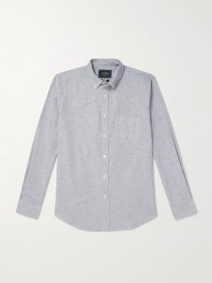 Button-Down Collar Brushed-Cotton Oxford Shirt