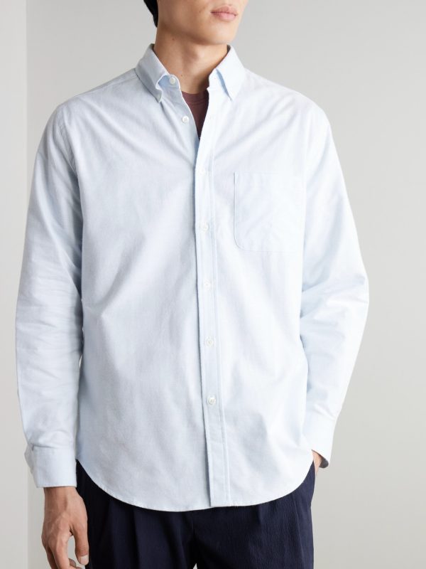 Button-Down Brushed-Cotton Oxford Shirt - FR Button-Down Brushed-Cotton Oxford Shirt - FR