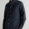 Belavista Button-Down Collar Cotton Shirt - FR